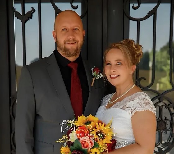 Outdoor wedding ceremony at The Meadows Event Venue